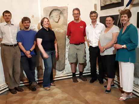 Picture of Cherry Hinton band and coffin lid