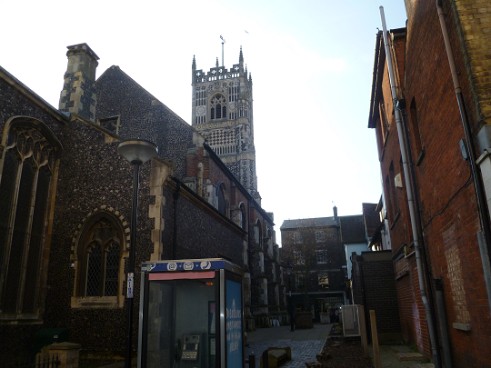 Exterior of St. Lawrence Church, Ipswich